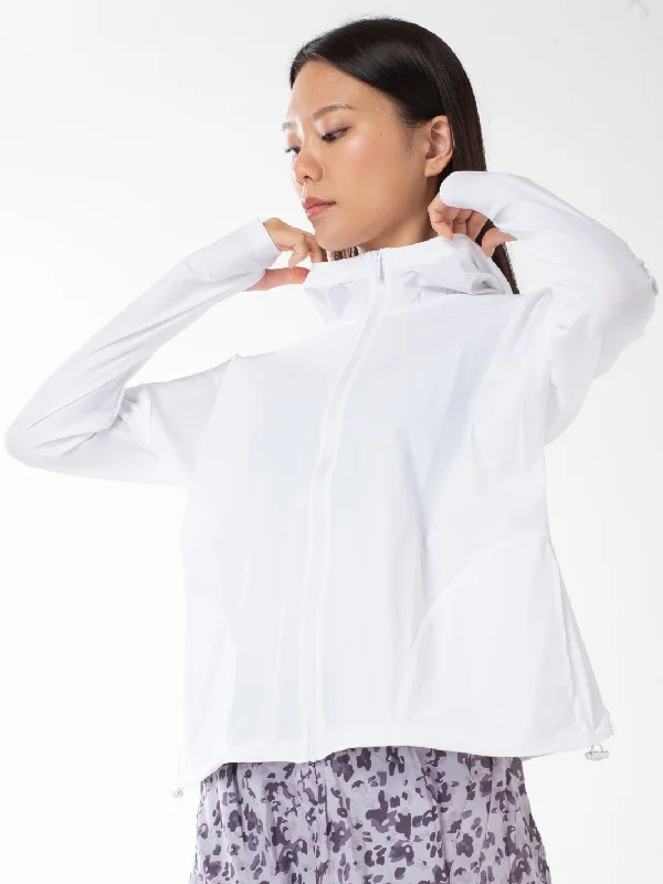 Keely Lightweight Running Jacket Denim Fabric Leather Fabric Suede Fabric