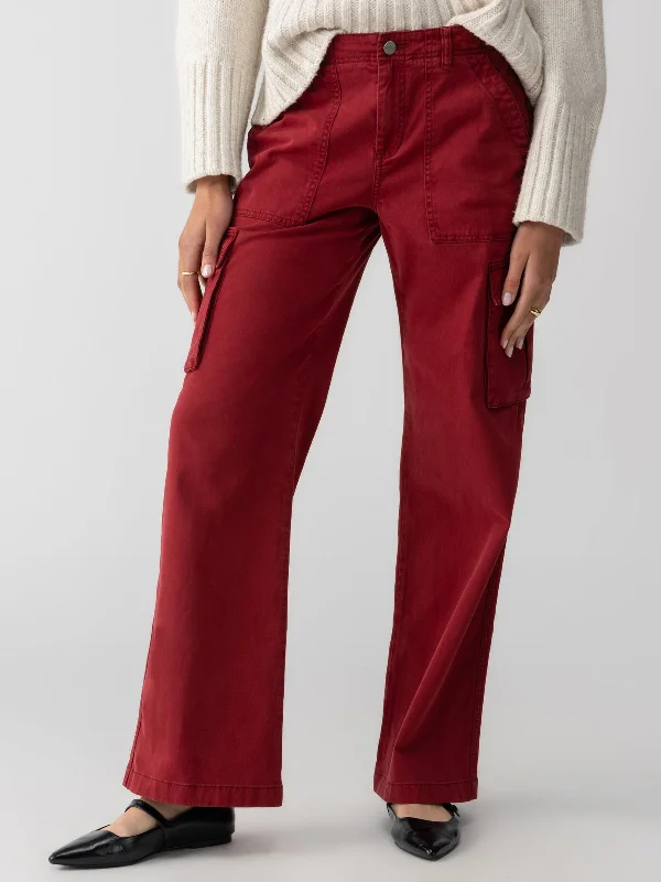 Reissue Cargo Standard Rise Standard Rise Pant Garnet Cozy Jogger Leggings