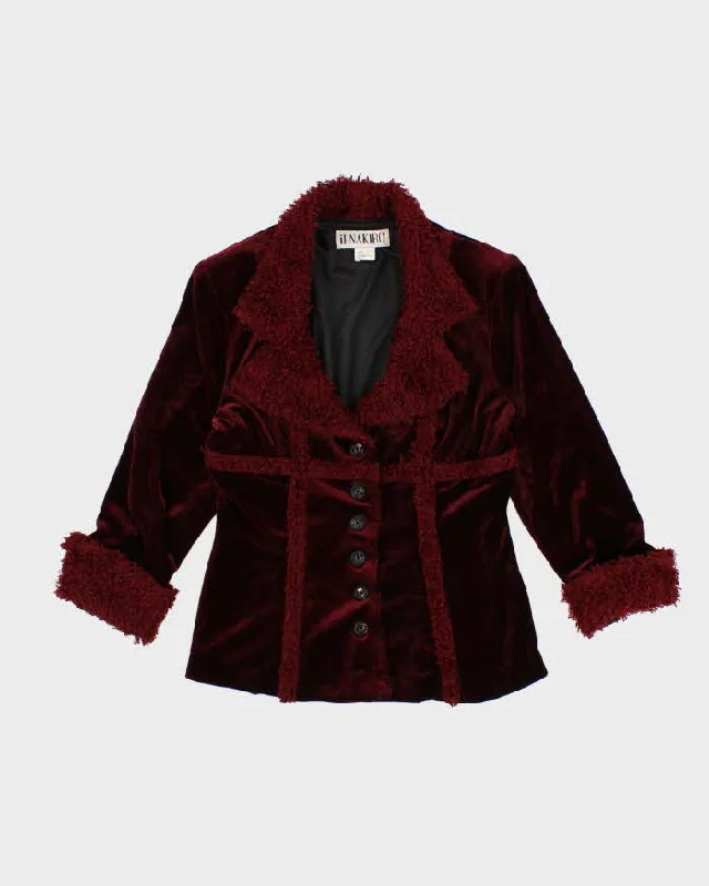 Vintage Il-Nakibo Velvet Evening Jacket - S Fleece Fabric Down Fabric Feather Fabric