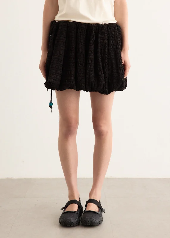 Frill Balloon Skirt ruffled skirt detail