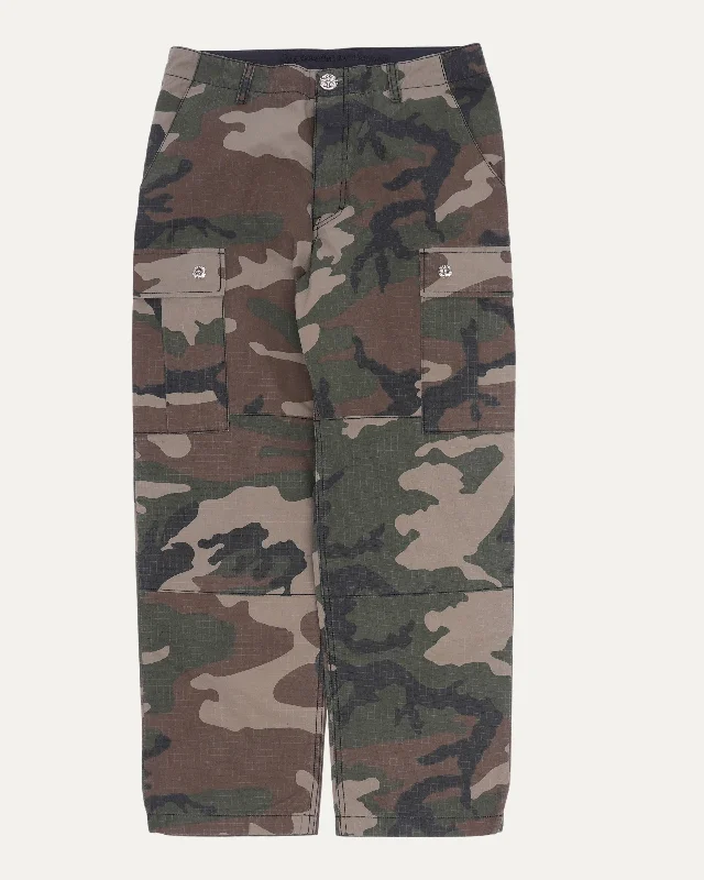 Camouflage Cargo Pants Fashionable Tapered Leg Pants