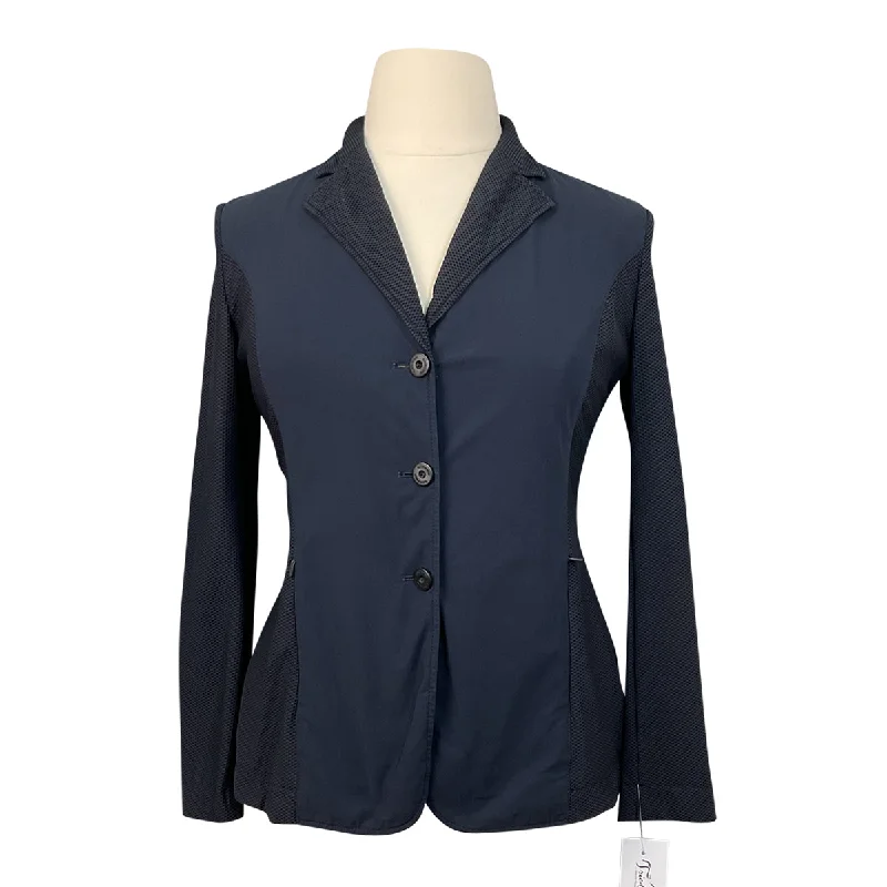 RJ Classics Harmony Grey Label Mesh Show Jacket in Navy - Women's 12R Herringbone Jacket Houndstooth Jacket Plaid Jacket