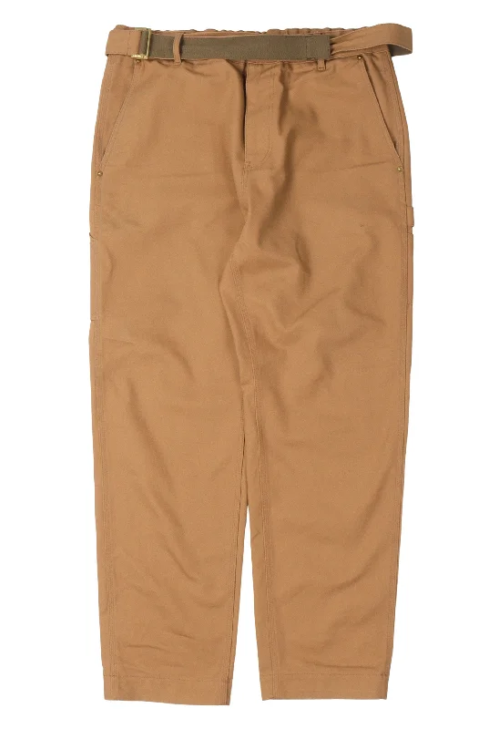 Carhartt WIP Belted Canvas Pants Comfortable Denim Pants