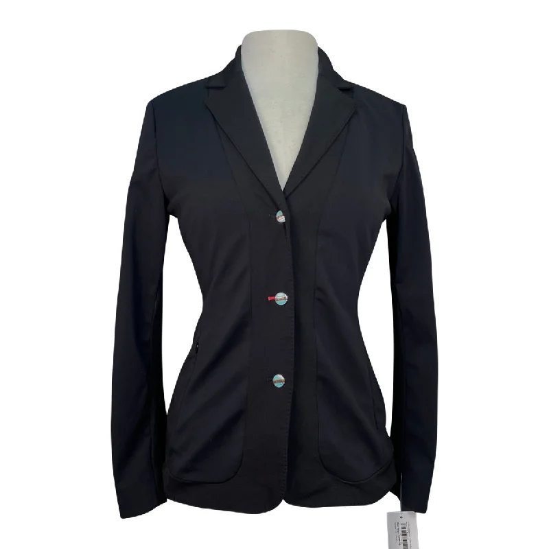 Animo Competition Jacket in Black - Women's IT 44 (US 10) Stand-Up Collar Roll-Neck Collar Turtle Neck