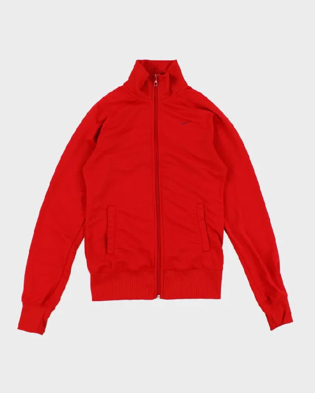 Y2K 00s Nike Red Track Jacket - S Fitted Jacket Loose Jacket Oversized Jacket