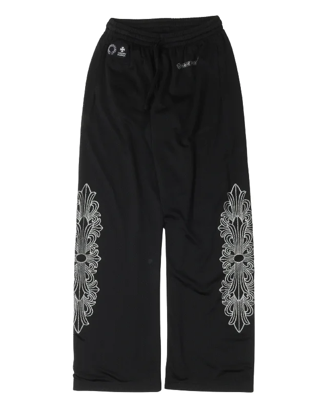 Mesh Warmup Pants Cozy Fitted Pants