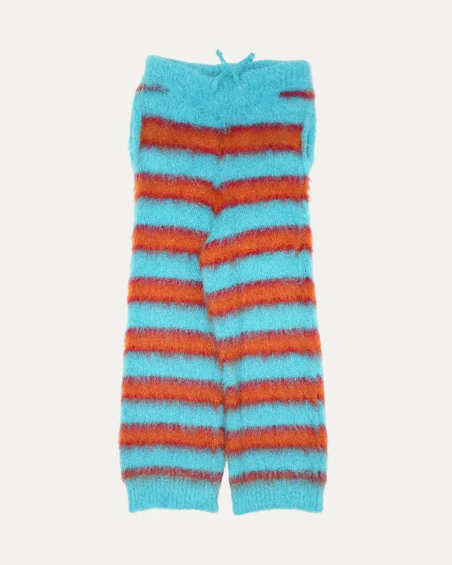 Fuzzy Wuzzy Brushed Mohair Pants Chic Checkered Pants