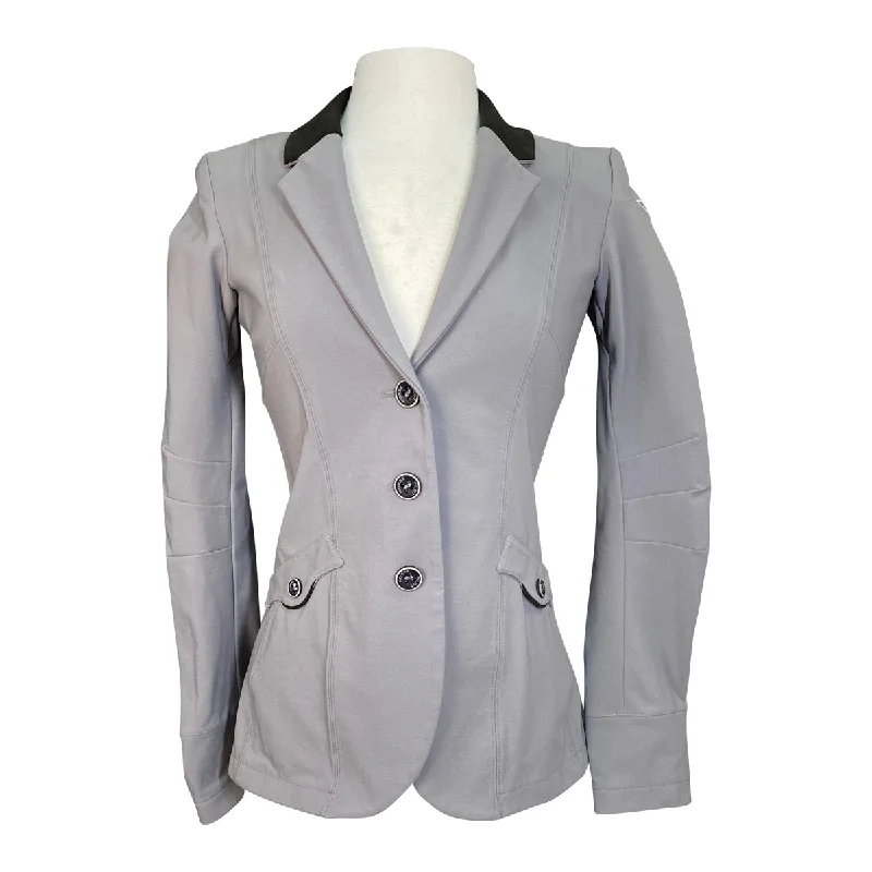 Horse Pilot Show Jacket in Grey - Women's FR 40 (US 10) Mesh Jacket Canvas Jacket Denim Jacket