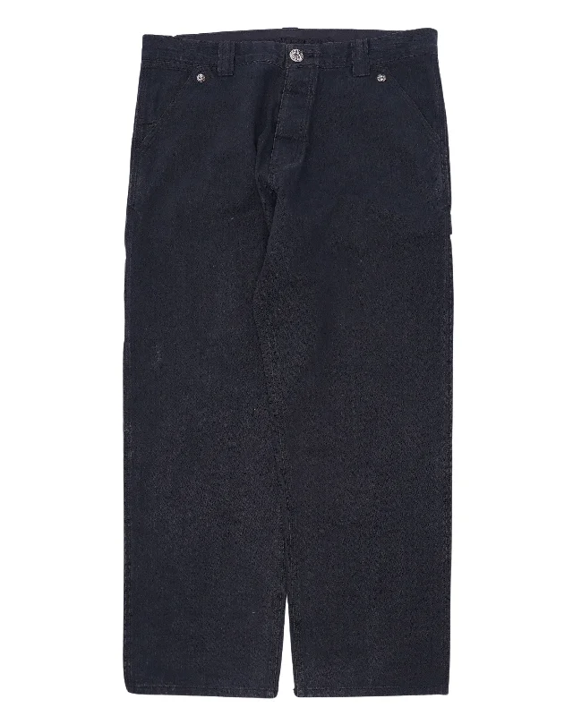 Carpenter Pants Fashionable Button-Up Pants