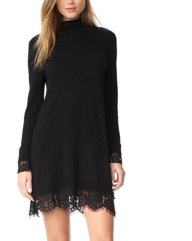 Sweater Dress Welt Pockets Slit Pockets Flap Pockets
