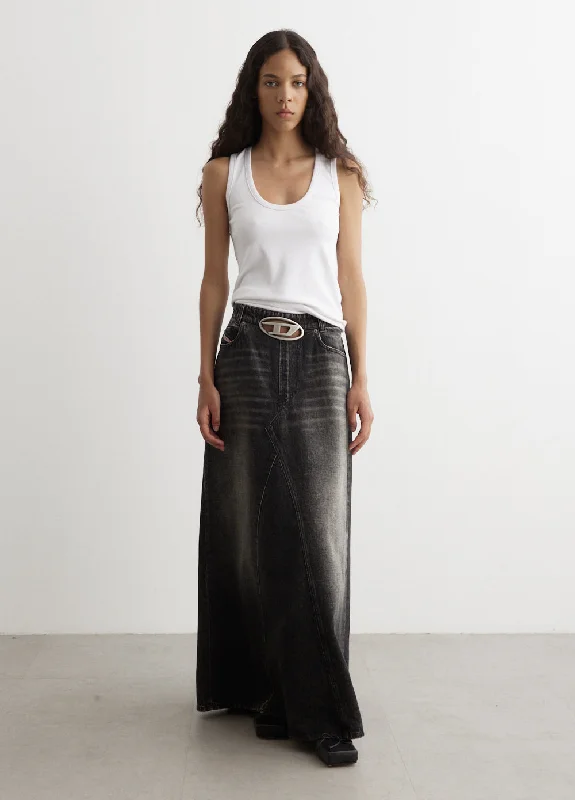 De-Pago-S3 Skirt linen skirt natural