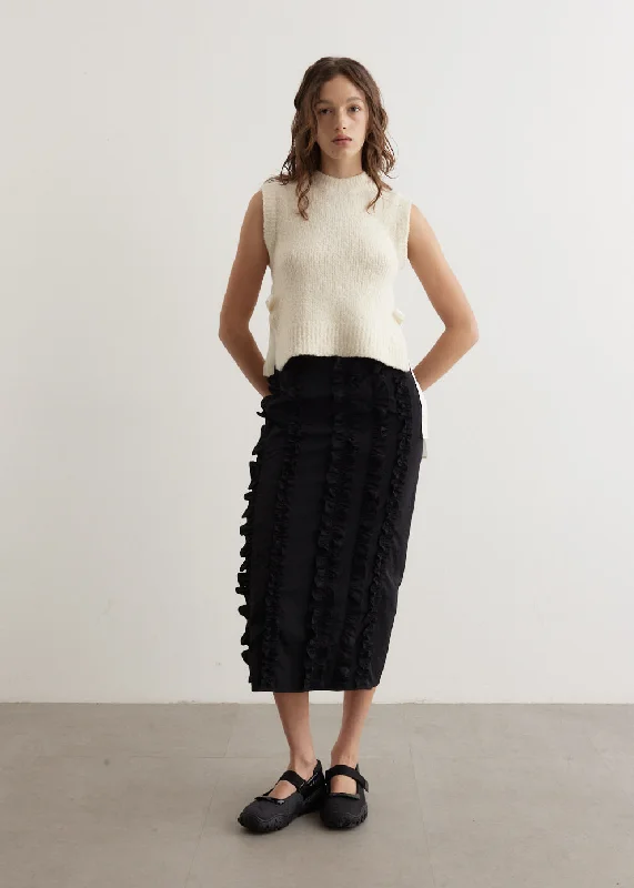 Ocean Skirt wool skirt sturdy