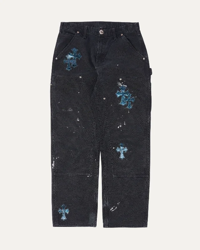 Carhartt Cross Patch Double Knee Pants Comfy Athletic Pants