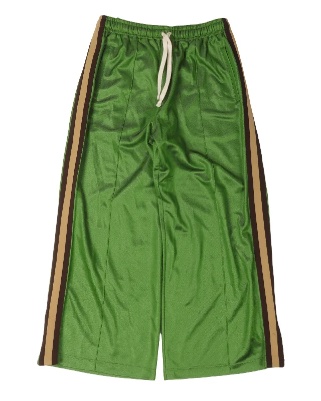 Side Stripe Track Pants Comfortable Fleece Pants