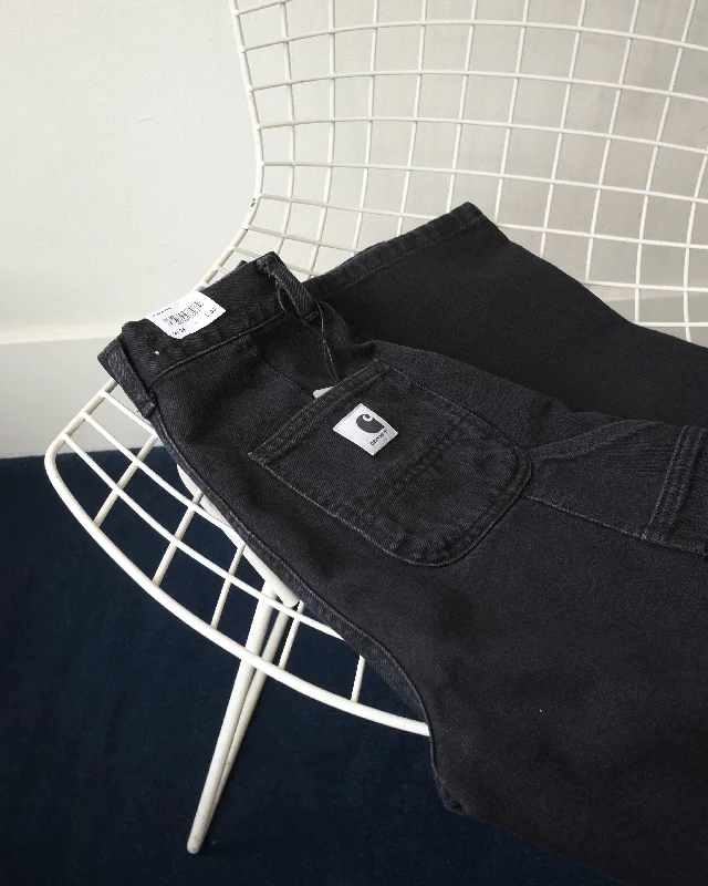 Jens Pant, Stone Dyed Black Denim Sleek Black Pants