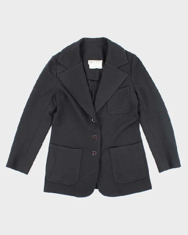 Vintage 70s Peter Weber Wool Jacket - M Elasticated Jacket Padded Jacket Insulated Jacket