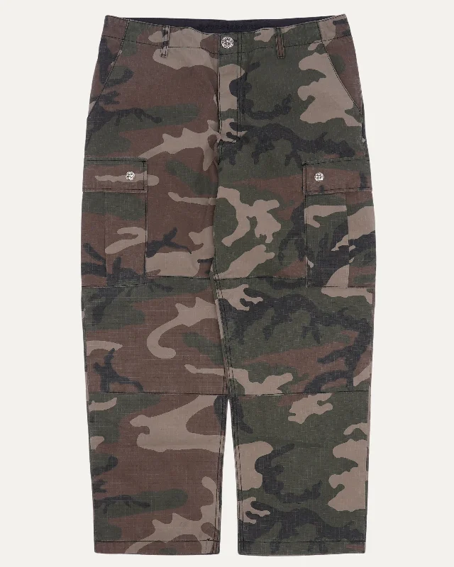 Camouflage Cargo Pants Comfortable Denim Pants