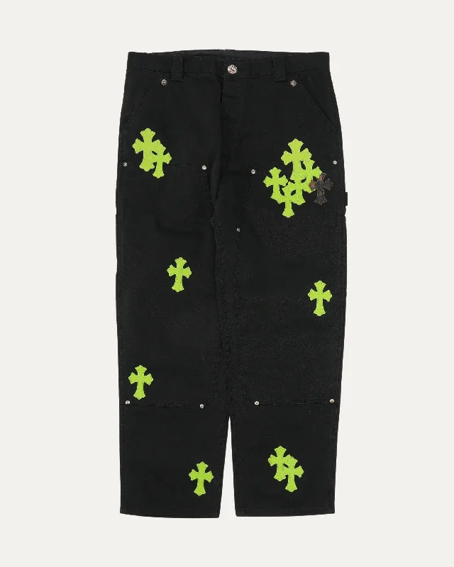 Cross Patch Double Knee Carpenter Pants Elegant Dress Pants