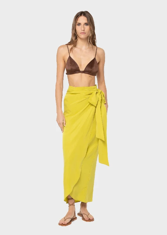 Citron Serengeti Wrap Skirt vintage skirt charm