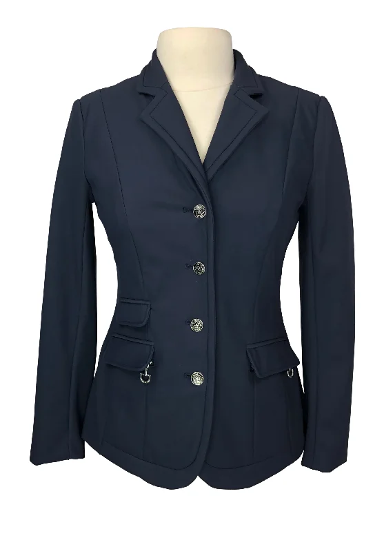 Ariat 'Platinum' Show Jacket in Navy - Women's US 12R Satin Fabric Silk Fabric Chiffon Fabric