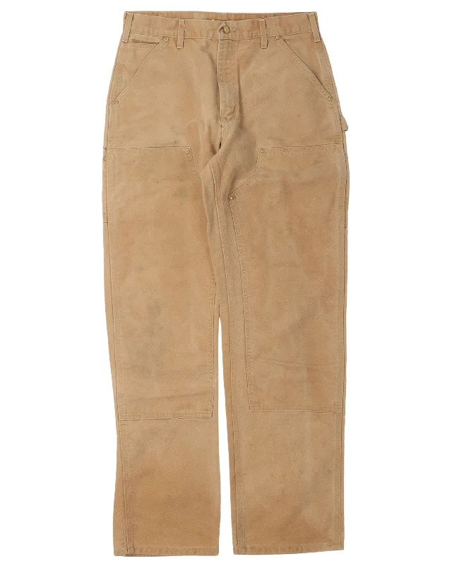 Carhartt Double Knee Pants Comfortable Wide-Leg Pants