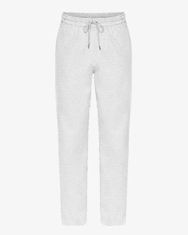 Organic Twill Pants - Optical White Trendy Printed Leggings