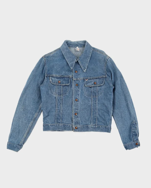 1970s GWG Denim Jacket - S Wool Jacket Cashmere Jacket Tweed Jacket