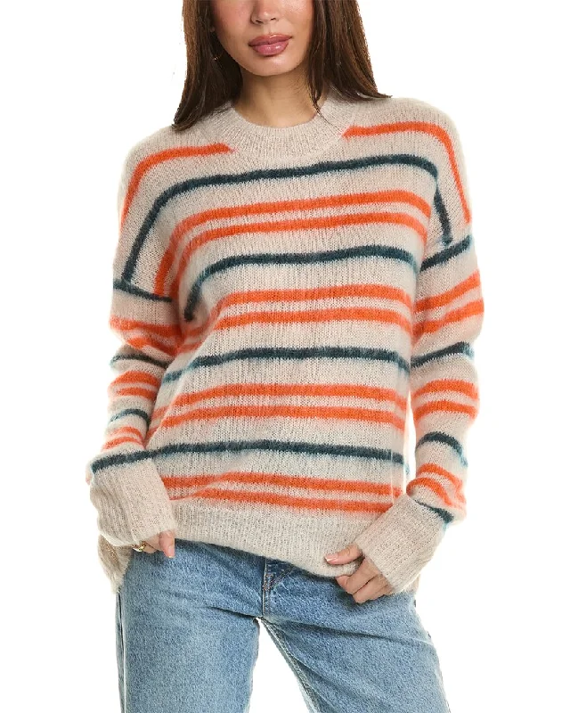 Isabel Marant Etoile Drussell Mohair & Wool-Blend Sweater Oversized Loose Flowy