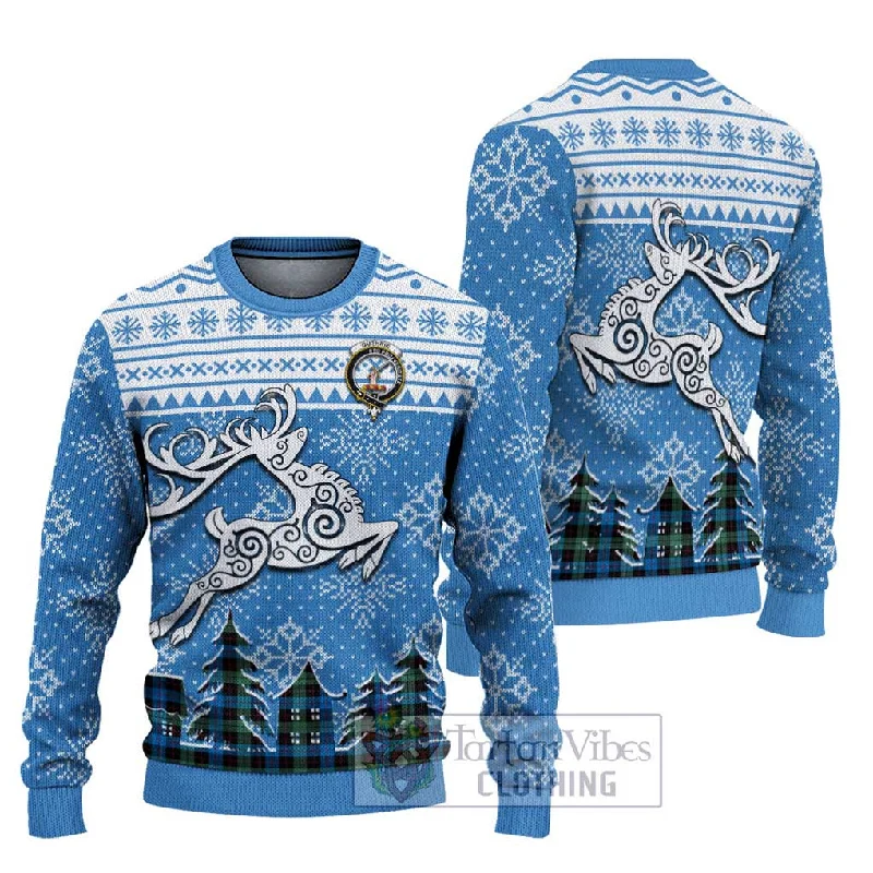 Guthrie Clan Christmas Ugly Sweater Celtic Reindeer Style Wool Sweater Cotton Sweater Cashmere Sweater