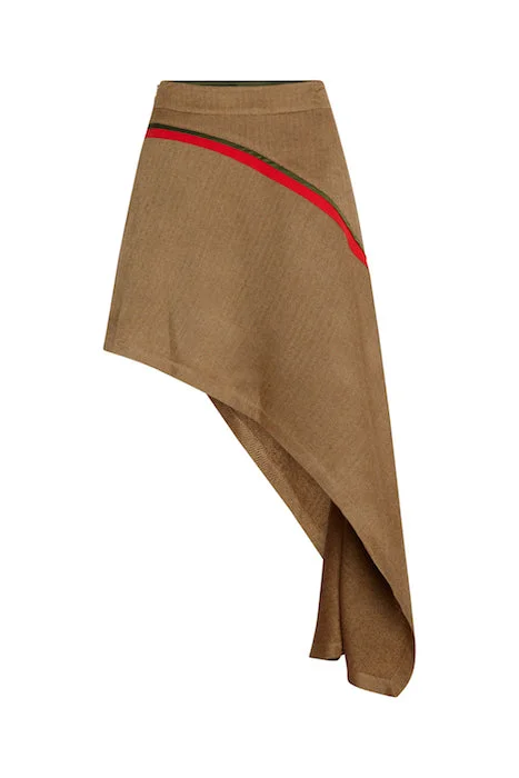 AGAPI Asymmetrical Skirt patchwork skirt art