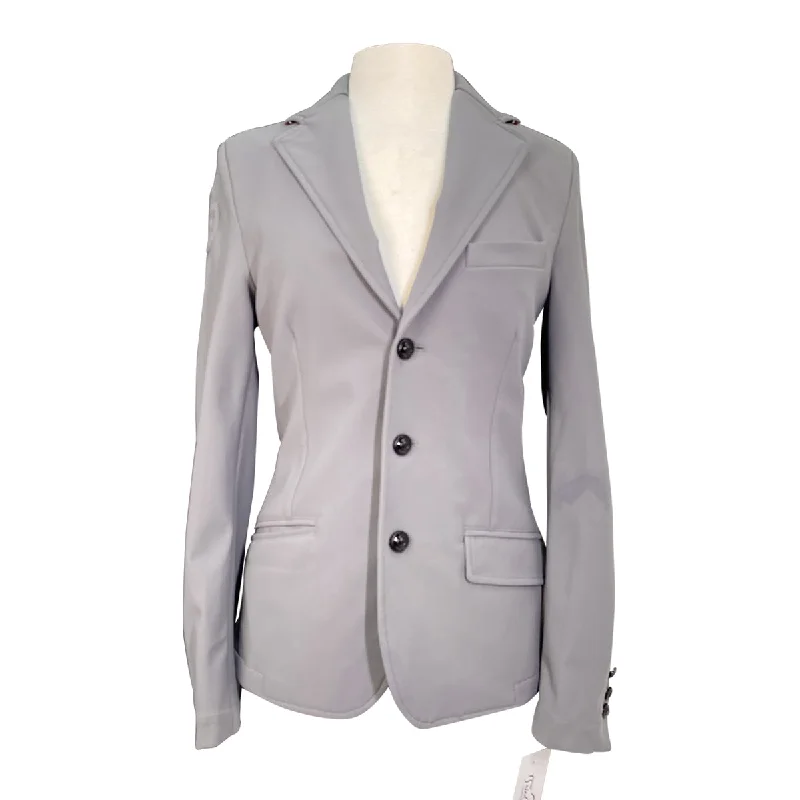 Cavalleria Toscana Competition Jacket in Grey - Women's IT 44 (US 10) Front Pockets Side Pockets Patch Pockets