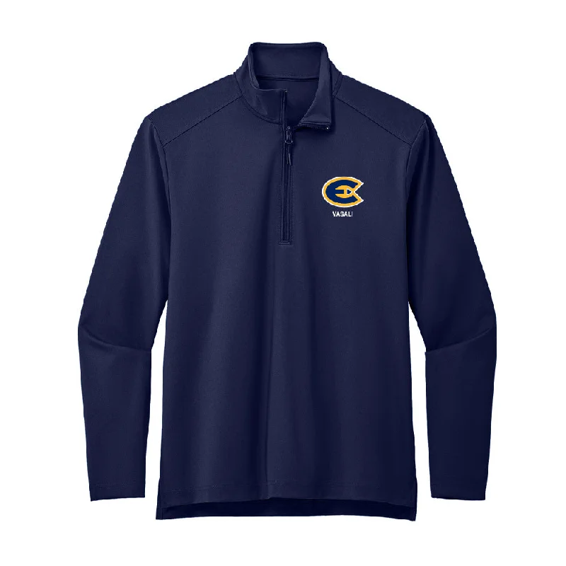 UW Eau Claire - NCAA Women's Gymnastics : Linnea Vasali - Premium Quarter Zip Jacket Appliqued Jacket Beaded Jacket Sequined Jacket