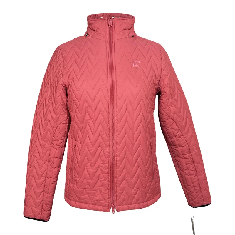 Riding Sport™ 'Bethany' Jacket in Pink - Women's Medium Fleece Fabric Down Fabric Feather Fabric
