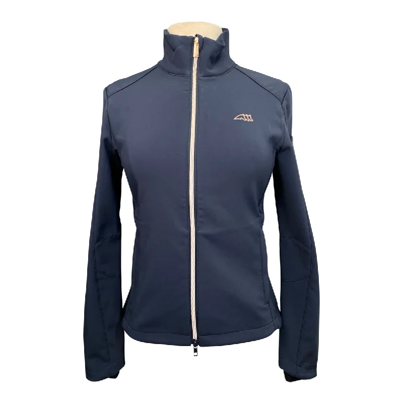 Equiline 'Ixoria' Softshell Jacket in Navy - Women's Small Jersey Jacket Tulle Jacket Batik Jacket
