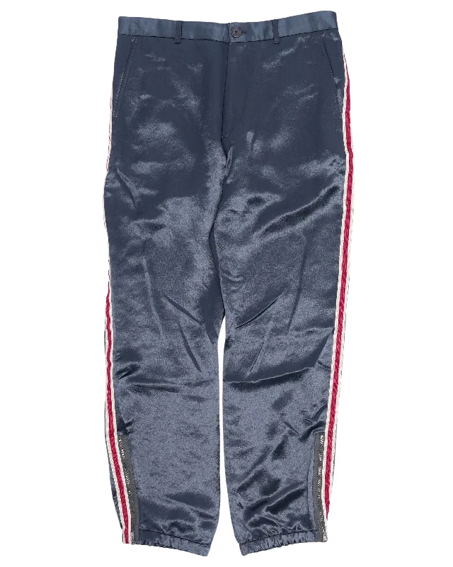 Side-Stripe Track Pants Lightweight Jogger Pants