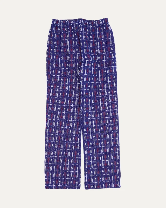 Jacquard Track Pants Trendy Wide-Legged Trousers