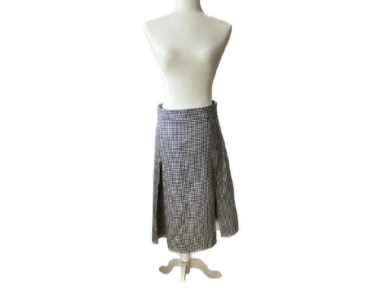 Akris Box Pleat Midi Skirt corduroy skirt durable