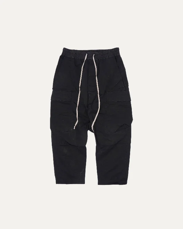 FW 17 3/4 Cargo Pants Stylish Elastic Waist Pants