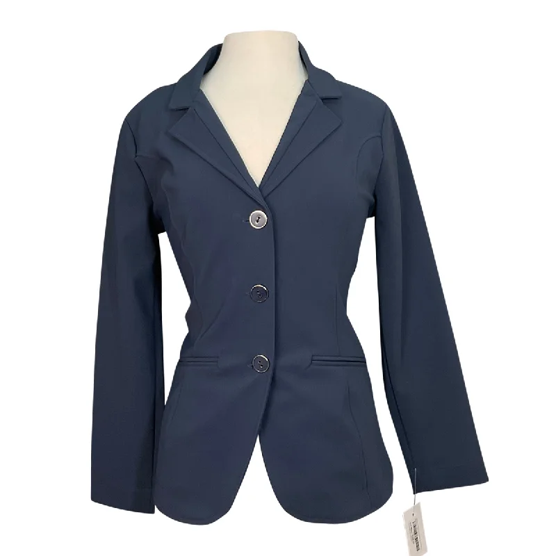 Calverro 'The Perfect Show Jacket 2.0' in Blueberry - Women's 14 Herringbone Jacket Houndstooth Jacket Plaid Jacket