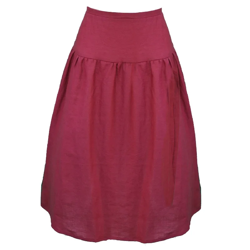 Beth Skirt / Scarlet Linen linen skirt natural
