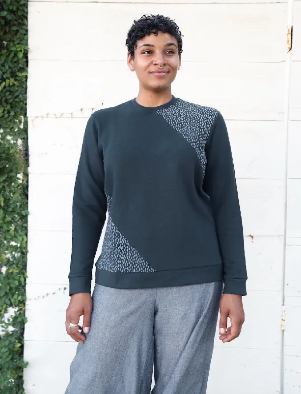 Brishen Organic Sweater Sequined Glittery Shiny