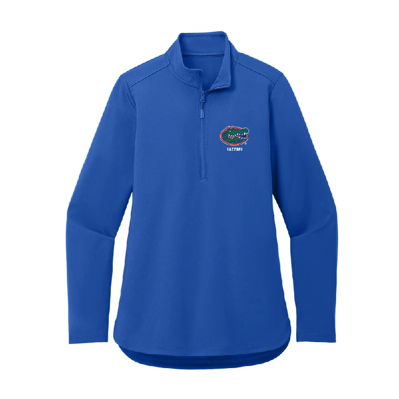 Florida - NCAA Women's Gymnastics : Ellie Lazzari - Women's Premium Quarter Zip Jacket Print Jacket Jacquard Jacket Patchwork Jacket
