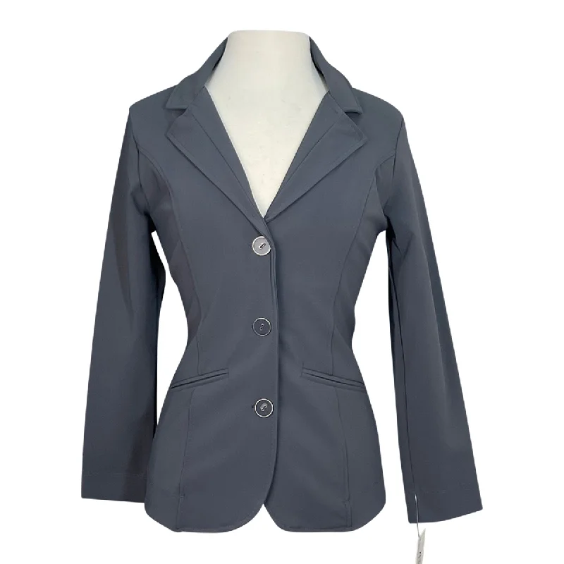Calverro 'The Perfect Show Jacket 2.0' in Grey - Women's 12 Snapped Jacket Toggled Jacket Drawstring Jacket
