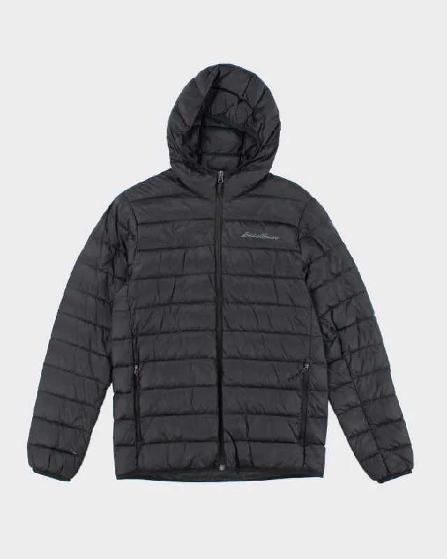 Vintage 2000's Eddie Bauer Lightweight Hooded Puffer Jacket - S Print Jacket Jacquard Jacket Embroidered Jacket
