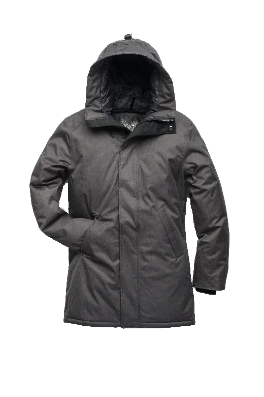 Pierre Men's Jacket Notch Collar Jacket Peter Pan Collar Jacket Cowl Neck Jacket