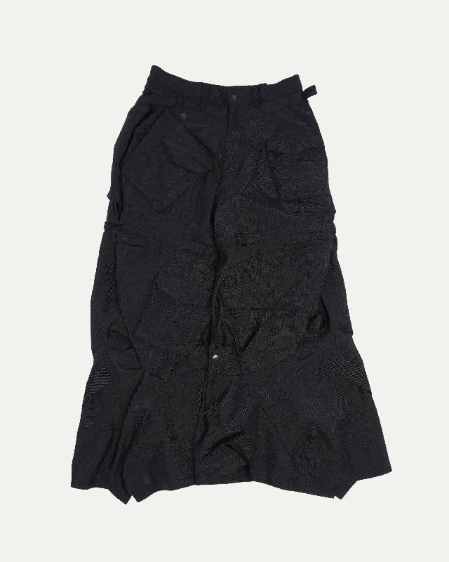 Asymmetric Cargo Pants Trendy Tapered Pants