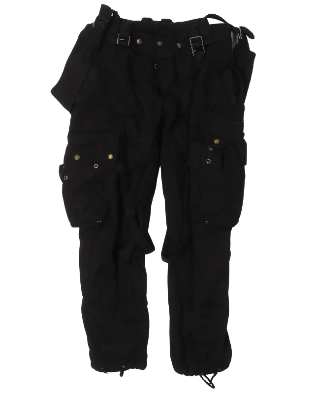 Modified Over-Dyed Swiss Alpenflage Cargo Pants Relaxed Casual Leggings
