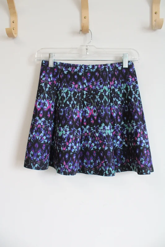 Aeropostale Purple Skater Skirt | S velvet skirt plush