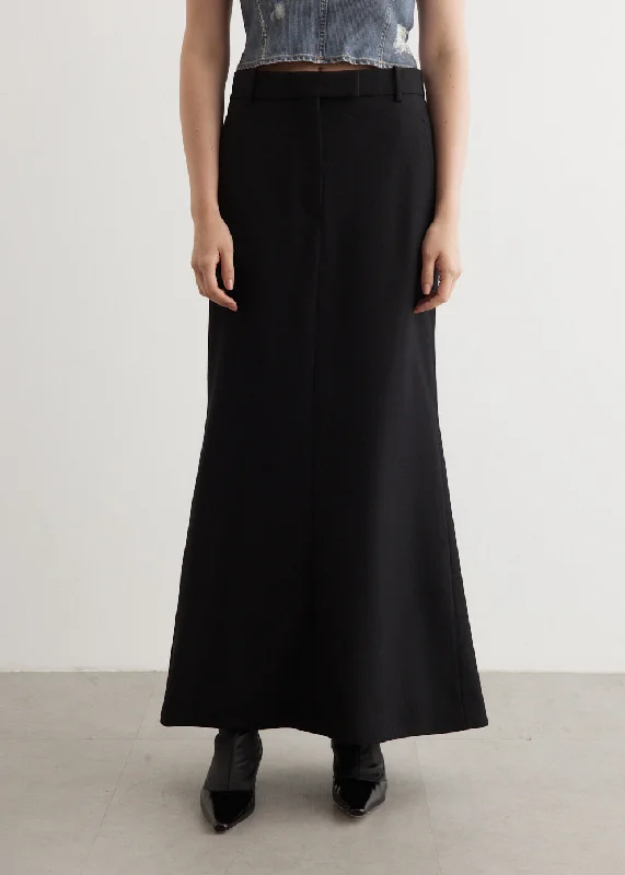 Ilinna Suiting Skirt cashmere skirt rich