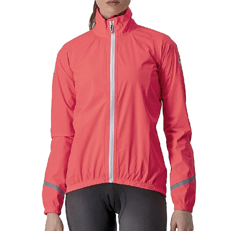 Castelli Emergency 2 Rain Jacket Women's Print Jacket Jacquard Jacket Patchwork Jacket